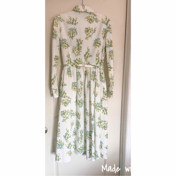 EMILIA WICKSTEAD Aisha belted floral-print cotton-blend midi shirt dress - Picture 10 of 14